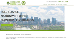 Desktop Screenshot of nationwideofficeliquidators.com