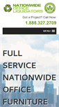 Mobile Screenshot of nationwideofficeliquidators.com